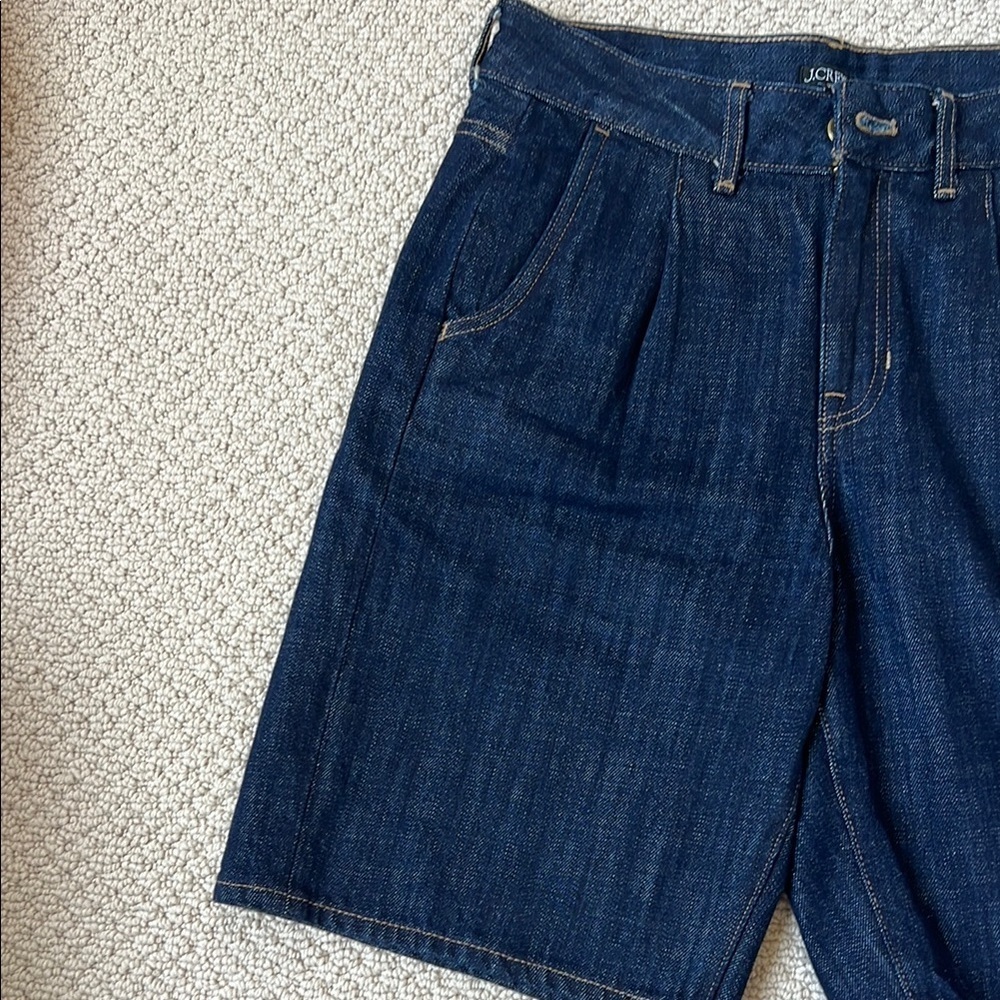JCrew Blue Denim Shorts - Picture 2 of 5